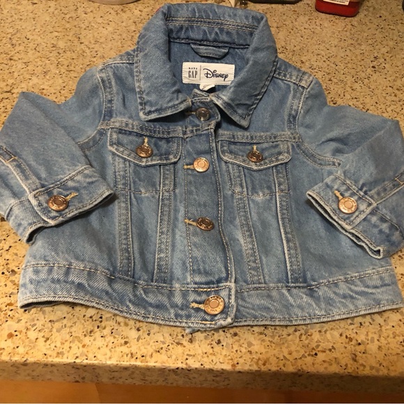 6-12 Month Baby Girl GAP Minnie Mouse Denim Jacket. - Picture 3 of 10